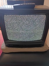1991 Sharp 13" TV 13A-M100 Front RCA Inputs Retro Gaming Works  Remote CRT
