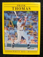 1991 Fleer - Frank Thomas #138
