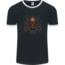 Ein Dämonen-Spinne Halloween Böses Herren Ringer T-Shirt FotL