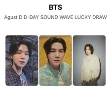 BTS Agust D D-DAY SOUND WAVE LUCKY DRAW Official Photocard KPOP Special Gift