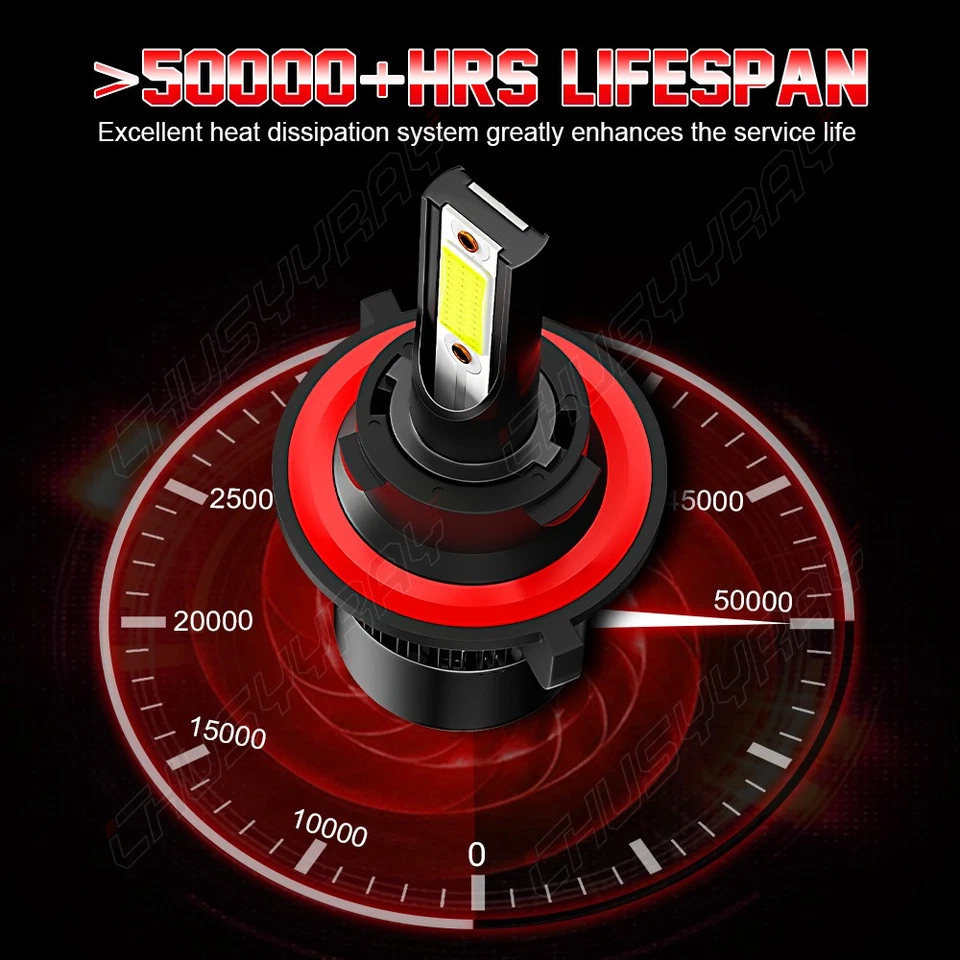 Faro LED + luces antiniebla + lámpara de señal de giro compatible con Chrysler Aspen 2007 2008 2009 coches Foto 3 de 4