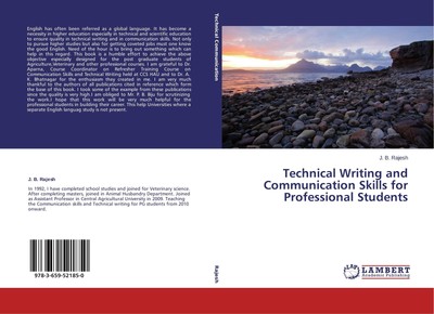 Technical Writing and Communication Skills for Professional Students J. B. Rajes