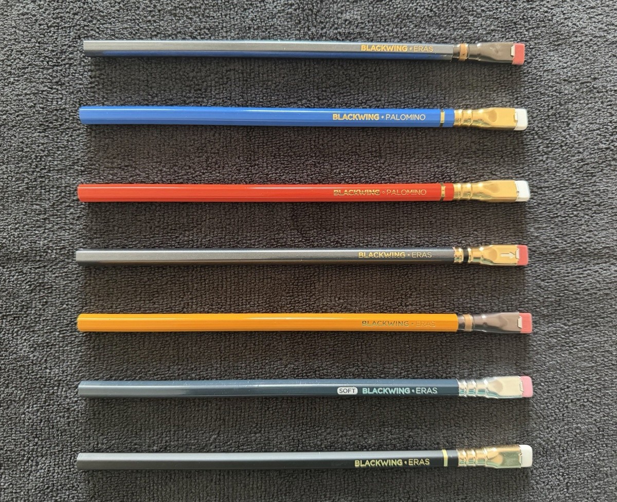 筆記具 BLACKWING ERAS PALOMINO BLUE BLACKWING Palomino Orange & Blue Special Edition Pencil Eras