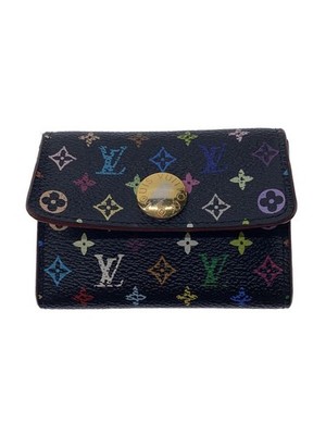 Louis Vuitton Porte Monnaie Cosy M60007 Monogram Multicolor Coin Purse Auth