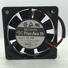 SANYO 109P0612H723 DC12V 0.09A 6015 6CM 2-wire cooling fan