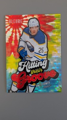 2025-26 Upper Deck Allure Hitting their groove Red Spectrum Owen Power /399