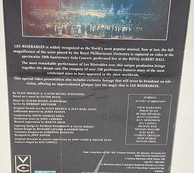Les Miserables VHS 10th Anniversary Dream Cast Concert 1995 NEW SEALED Free Ship