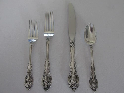 La Scala by Gorham Sterling Silver 4-Piece Dinner Place Setting