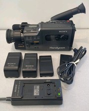 Sony Handycam CCD-F40 8mm Video8 Hi8 Camcorder AC-V30 Adaptor Batteries PARTS