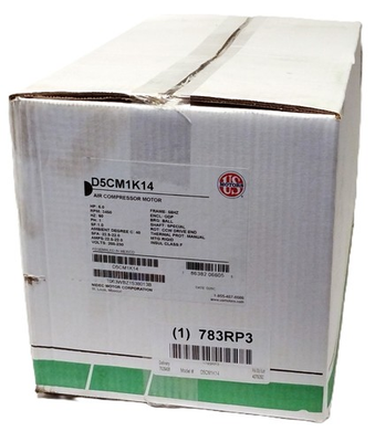 #ad US Motors D5CM1K14 208 230 V AC 22 A 3450 RPM 5 HP Air Compressor Motor $235.28