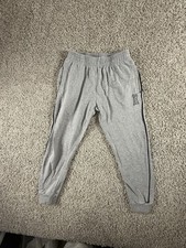 Tapout Kids Boy's Gray Logo Straight Sweatpants Pants Size L