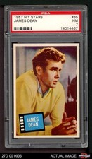 1957 Topps Hit Stars #65 James Dean PSA 7 - NM