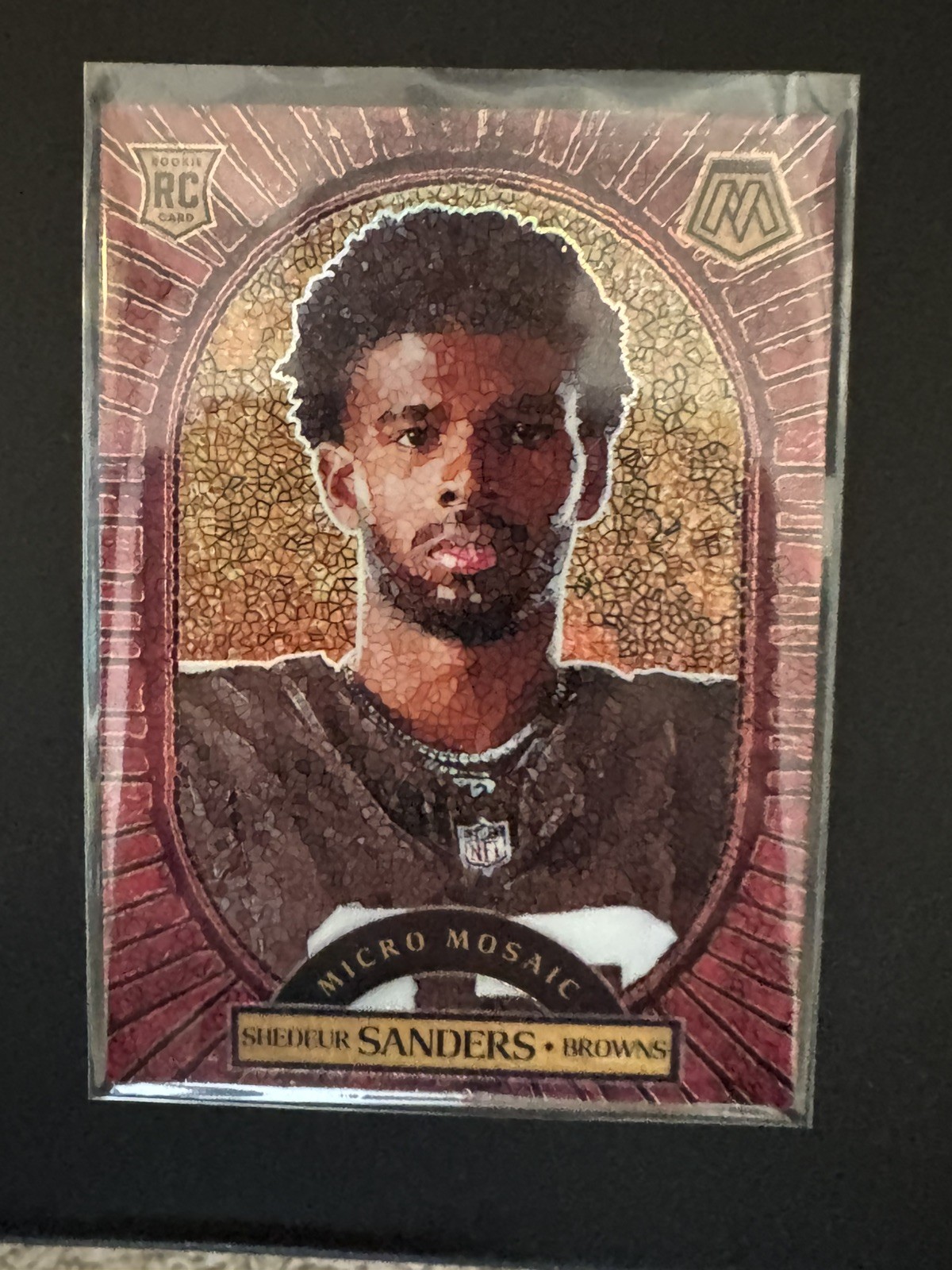 2025 Mosaic Shedeur Sanders Micro Mosaic Rookie RC SSP Case Hit