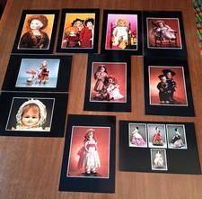10 cartoline del museo della bambola di Angera con timbro del museo