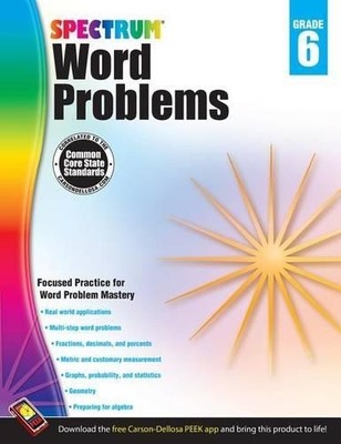 Spectrum Word Problems, Grade 6 (Taschenbuch)