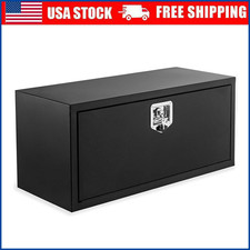 24 X 18x 18 Heavy Duty Steel Truck Tool Boxtool Chest Organizer Wlock Keys