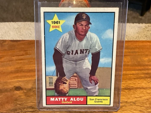 1961 Topps Matty Alou San Fran Giants Rc #327 Baseball Card NMT MINT