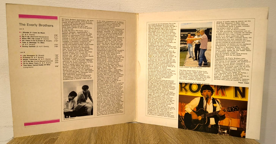 THE EVERLY BROTHERS - La Grande Storia Del Rock 30 - Vinyl LP 33 Tours ...