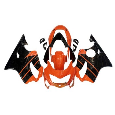 Orange Black Bodywork for 1999 2000 Honda CBR600F4 Injection Plastic Fairing Kit