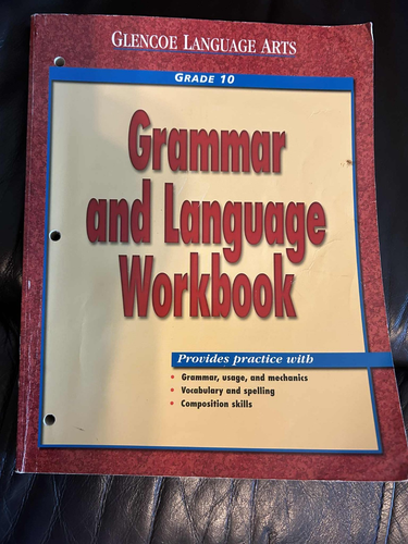 Grammar Practice Workbook Grade 10 by Glencoe | eBay