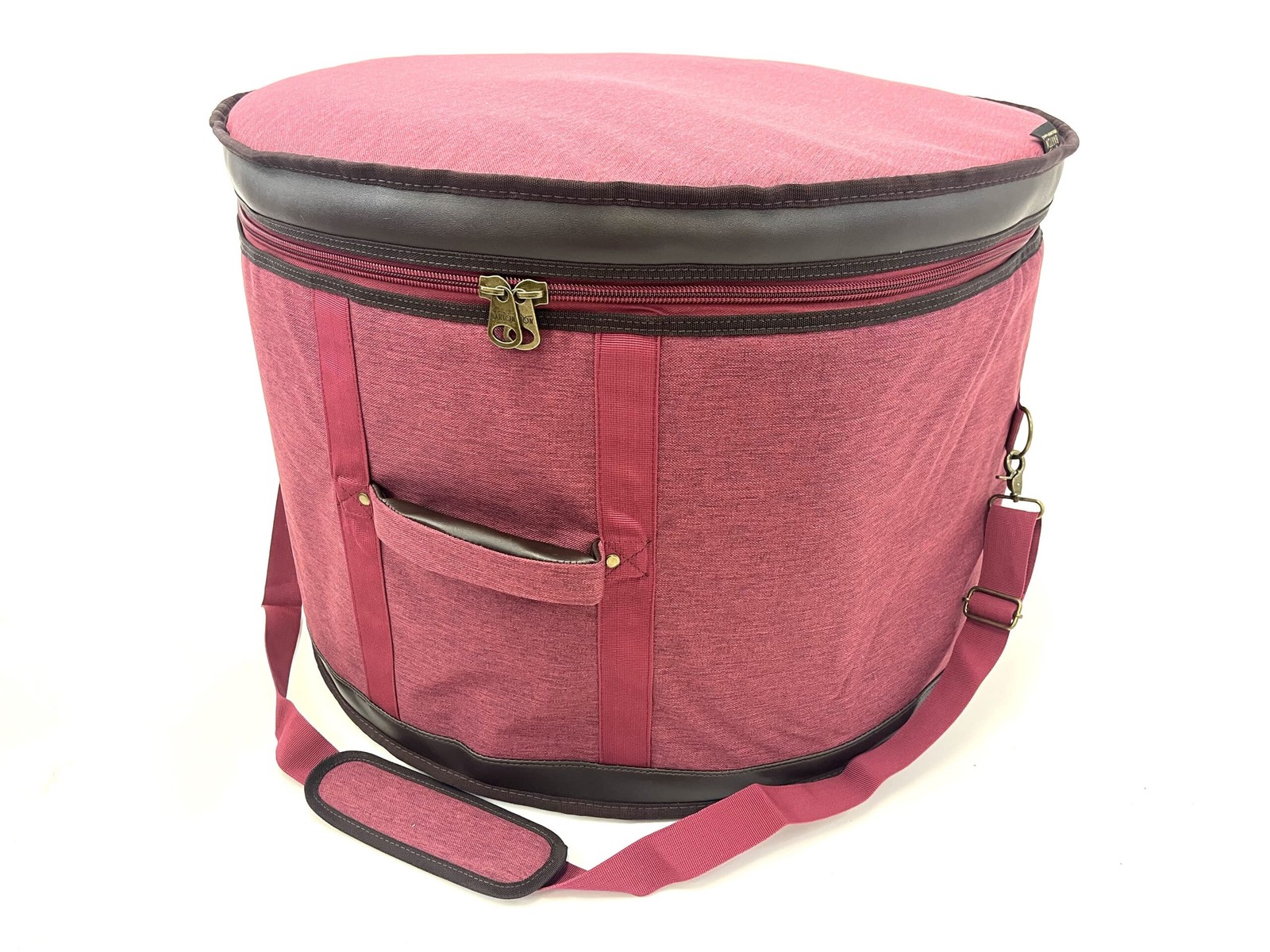 Barton GSP Premium Bass Drum Bag, 22 x 18, Mulberry Truffle