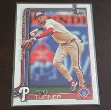 Topps 2025 Series 2 Base Set Trea Turner Philadelphia Phillies #450 Baseball