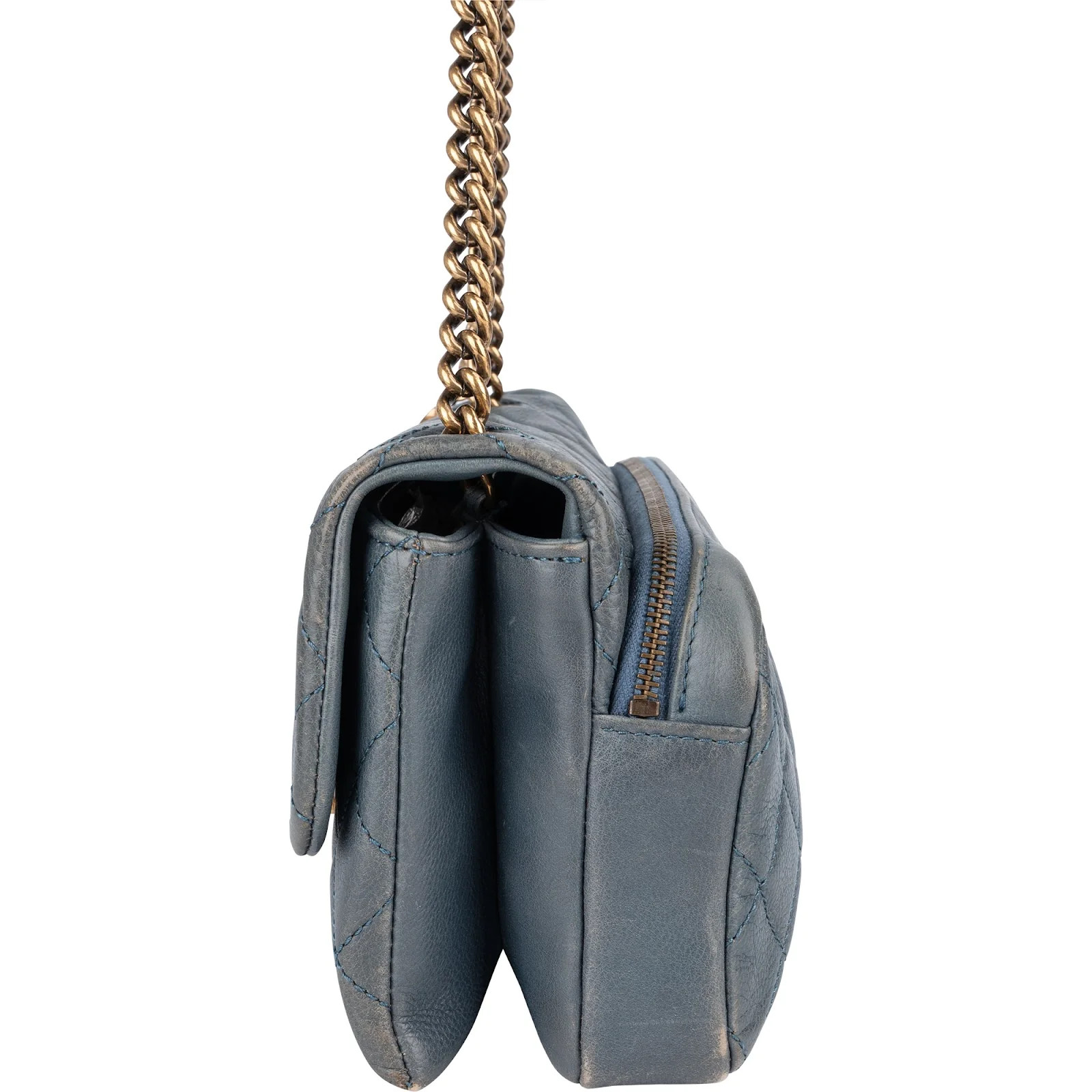 Chanel Quilted Leather Rectangular Single Flap Sh… - image 5