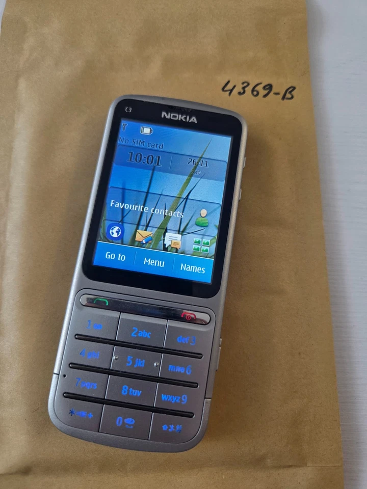 Nokia C3-01 - Silver (Unlocked) Mobile Phone - Image 1 of 2