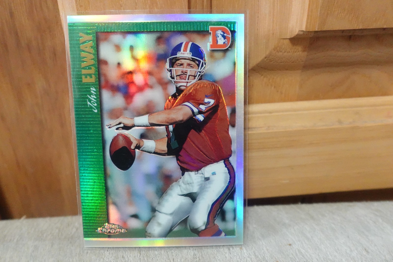 JOHN  ELWAY   1997  TOPPS  CHROME  REFRACTOR  #70