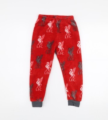 Dunnes Stores Jungen Pyjamahose rot LFC Fleece 5-6 Jahre