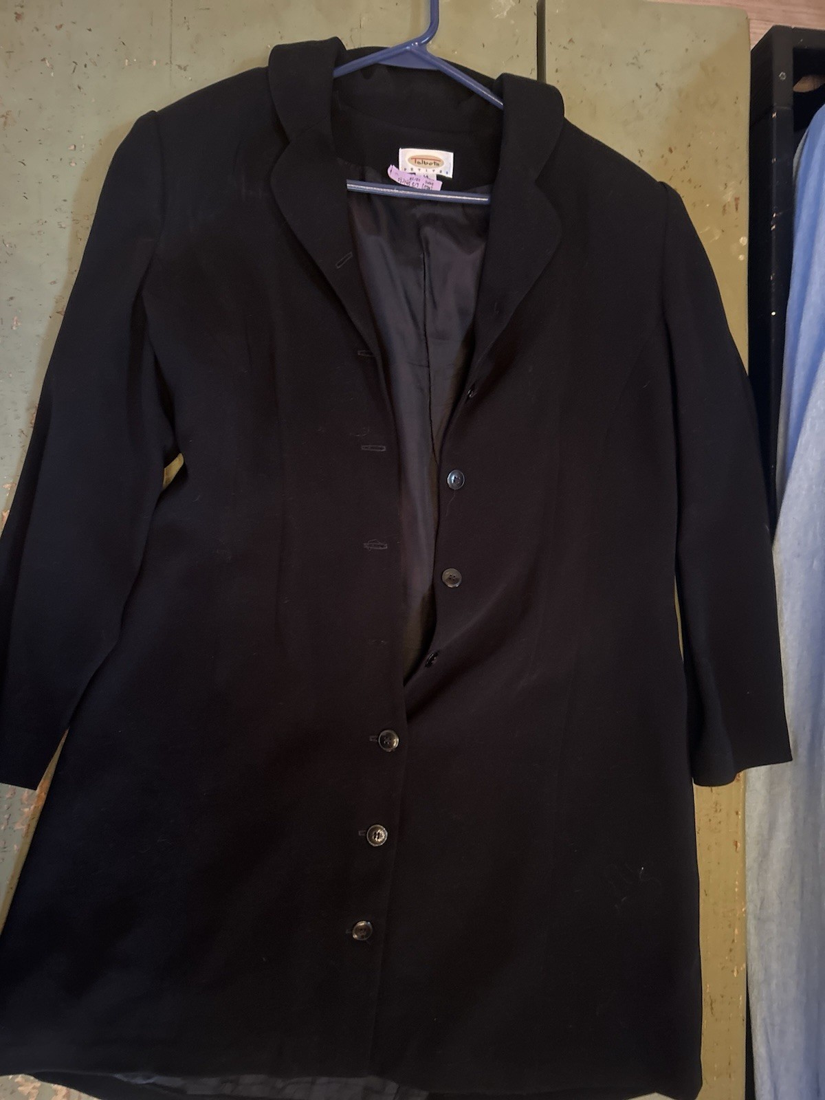 Talbot’s Size 14 Solid Black Knee length Dress- E… - image 3