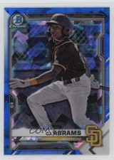 2021 Bowman Sapphire Edition Chrome Prospects CJ Abrams #BCP-14 1lq2