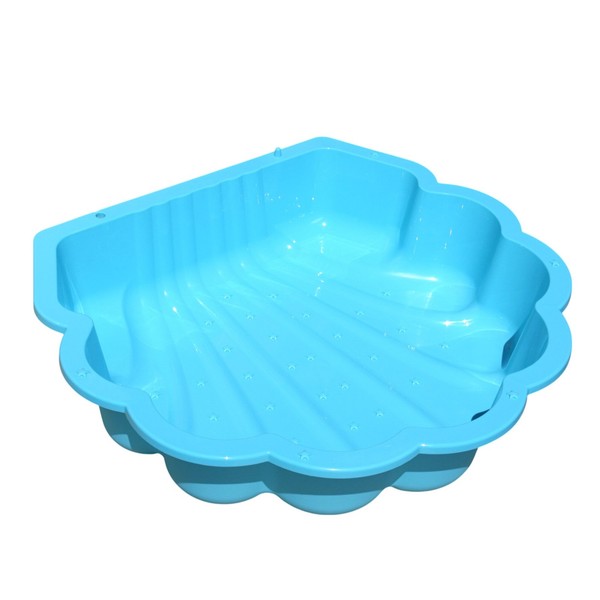Sand & Wasser Muschel Wassermuschel TüRkis 1-Teilig Sandkasten Sandmuschel Blau-image