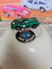 HOT WHEELS REDLINE 1967 FORD J  CAR SPECTRAFLAME GREEN USA TOY HK BADGE BUTTON