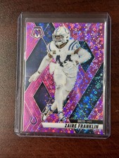 2025 Panini Mosaic #41 Zaire Franklin No Huddle Pink /20 - Colts SP