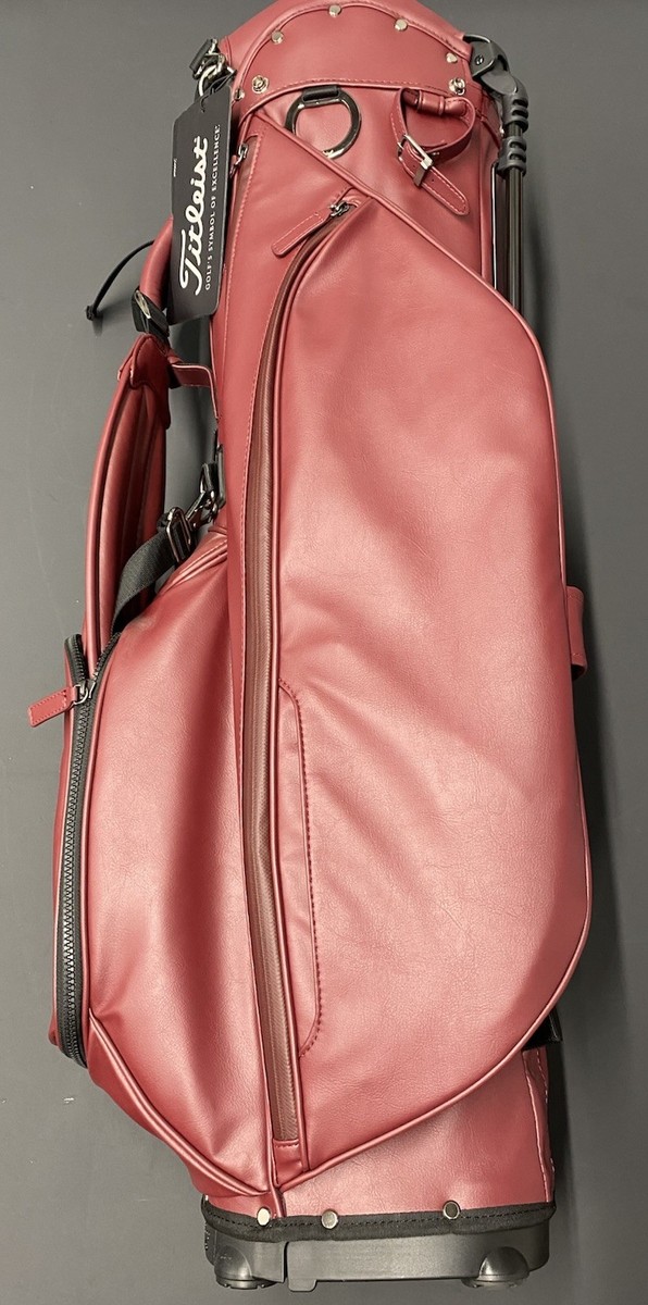 Titleist Linkslegend Members Stand Bag (Burgundy) | eBay