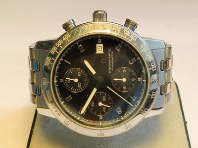 Eterna-Matic Herren Super KonTiki Chronometer Chronograph Taucheruhr Fullset OVP