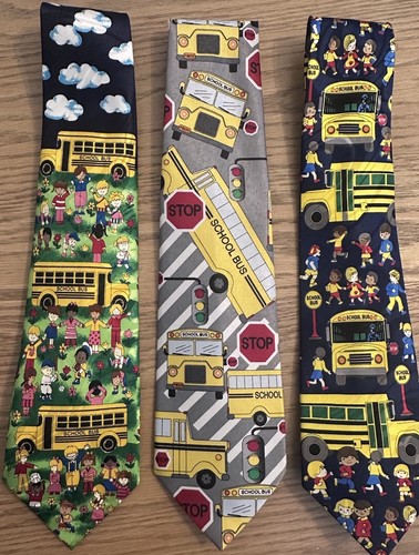 3 Lehrer Schulhaus Krawatten  - Bild 1 von 5
