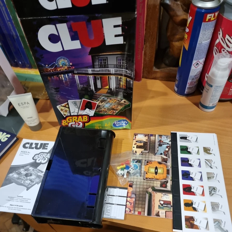 Hasbro Clue Grab and Go Travel Edition Game  - Image 2 of 4