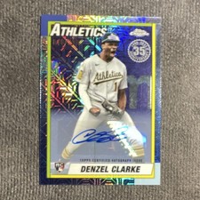 2025 Topps Update Series Denzel Clarke rookie auto autograph insert U90C-9