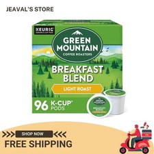 Green Mountain Breakfast Blend Coffee K-Cup Pods, Light Roast, 96/Carton NEW