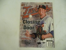 JOE NATHAN MINNESOTA TWINS AUTOGRAPHED JUNE/JULY 2008 TWINS MAGAZINE #2