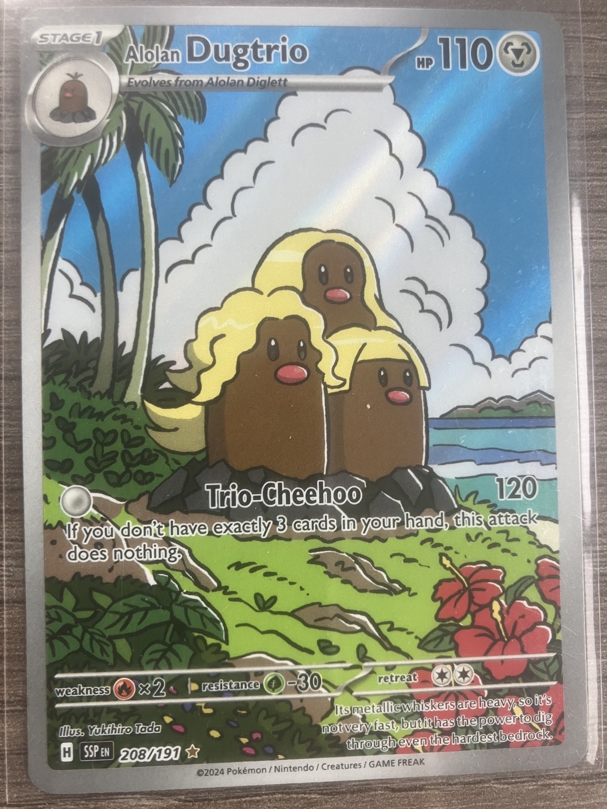 Alolan Dugtrio 208/191 Sv08: Surging Sparks Holo