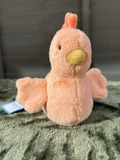 JELLYCAT LONDON MINI SMALL FLUFFY CHICKEN PLUSH SOFT TOY NEW TAGS RETIRED 