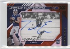 2020 Panini XR Luminous Endorsements Orange 18/25 Jacob Eason #LE-JE Auto 6o3