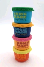 set of 4 small stackable Containers - Tabitha Brown
