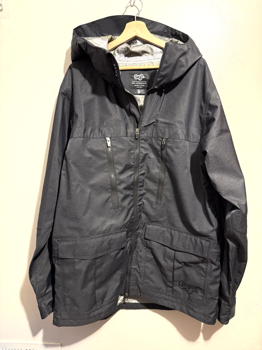 Saga Monarch 3L Jacket Mens Ski/Snowboard Jacket Full Zip XL