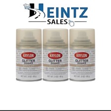 KRYLON 401 -- Glitter Shimmer Glistening Gold 3 oz 3 Pack