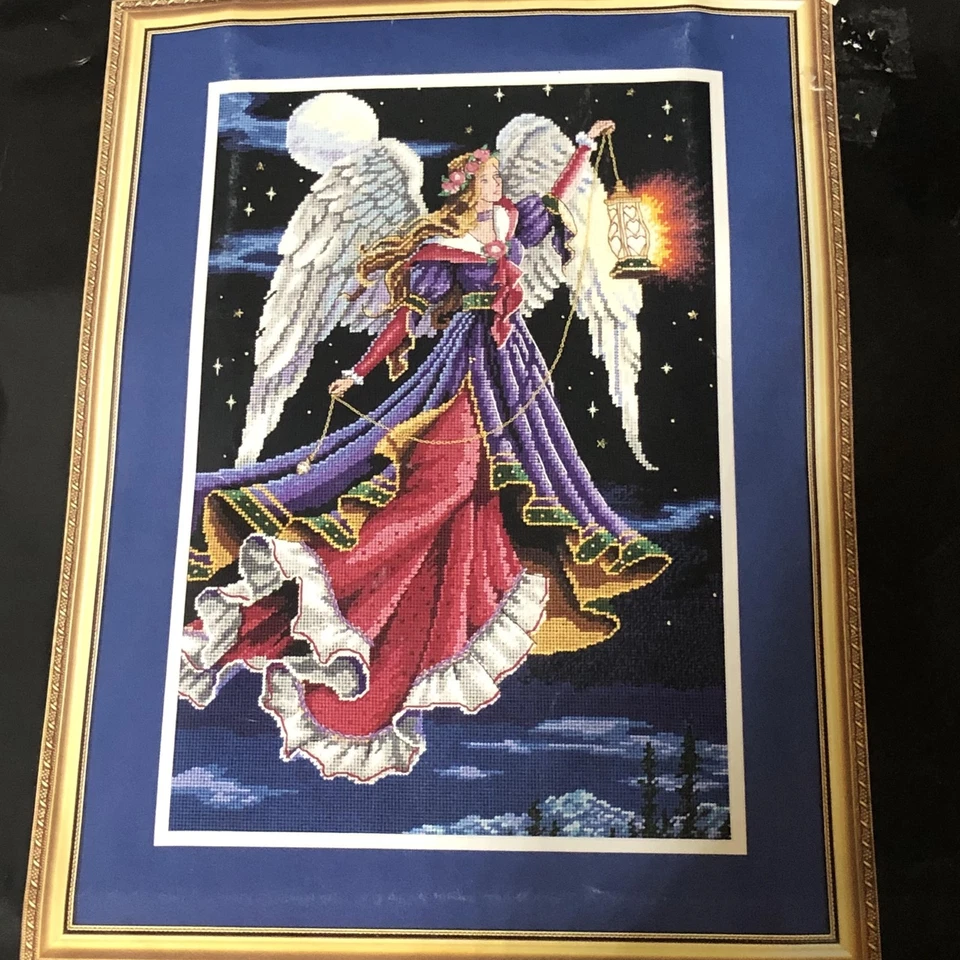 Kit de punta de aguja de baliza angelical colección oro dimensiones vintage cinta EE. UU. Foto 2 de 4