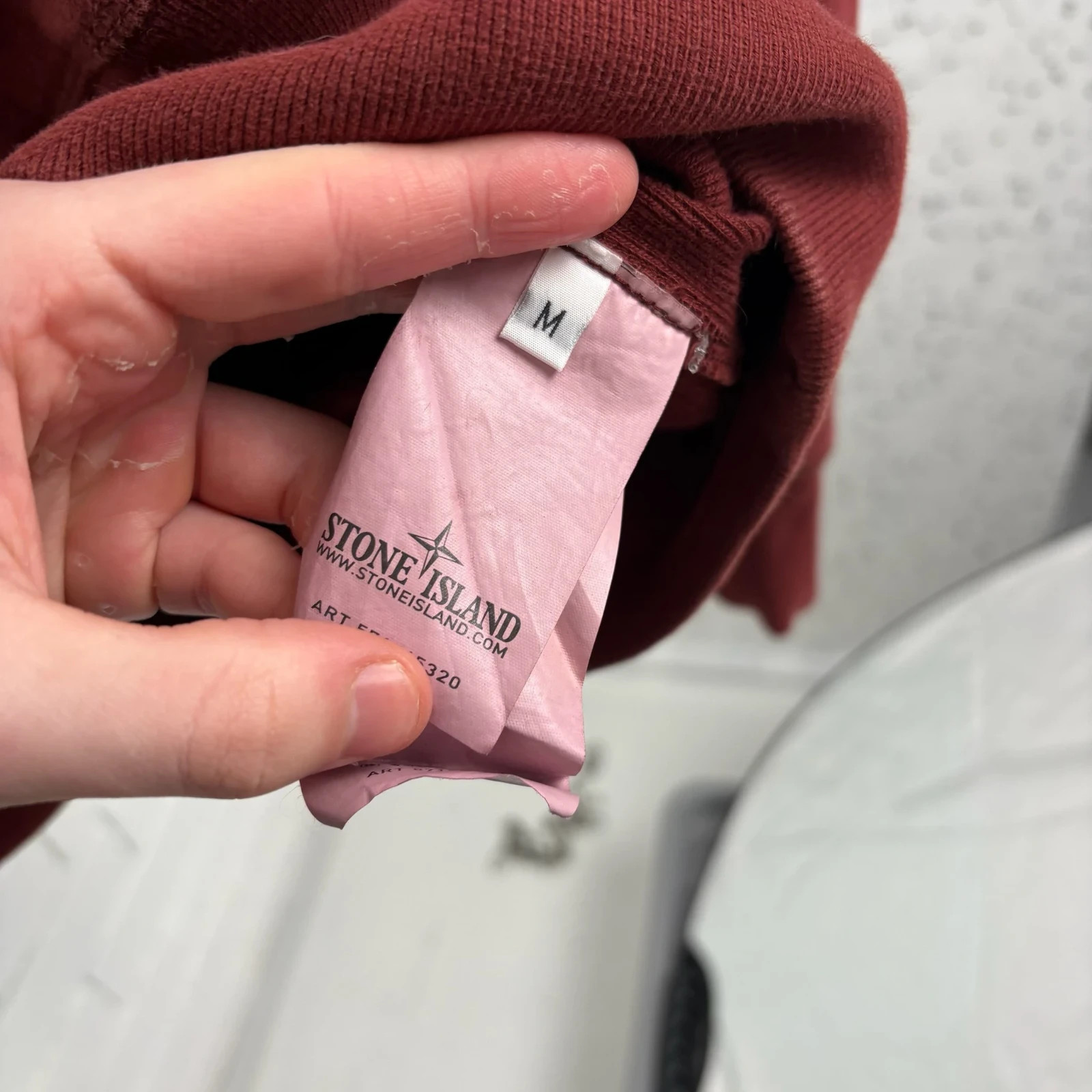 Stone Island Red Crewneck Jumper image 4